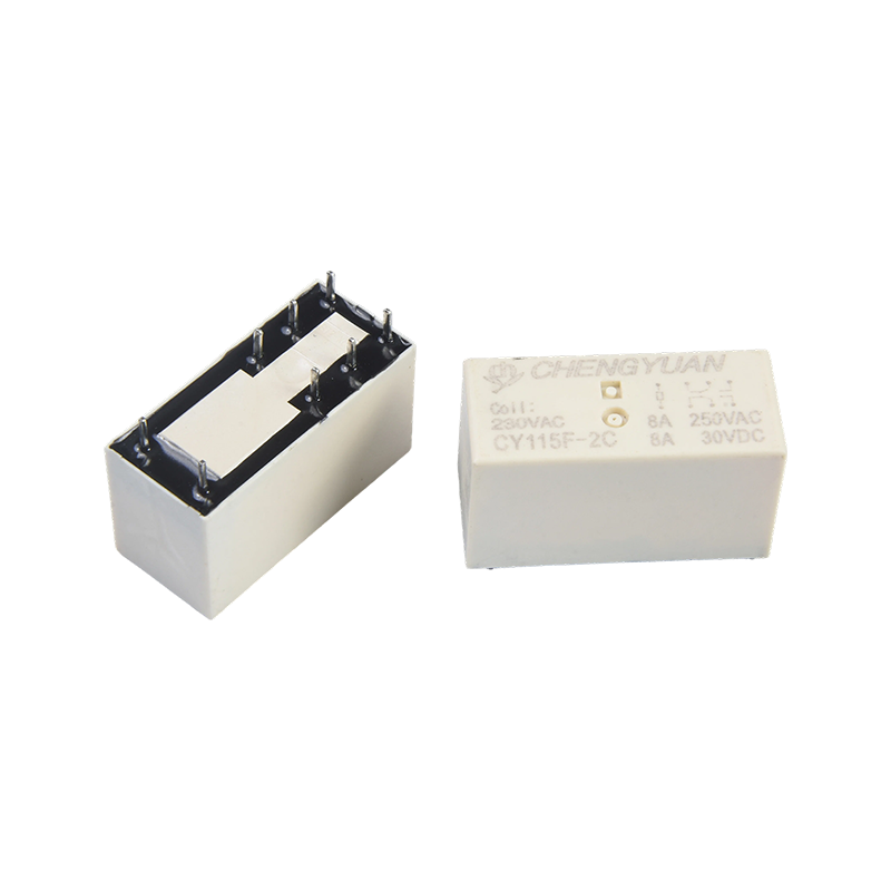 Relé CY115F2, relé de PCB DPDT, JQX-115F,8A 0,4W 8PIN Relé,PCB 2C Relé de potencia 115F