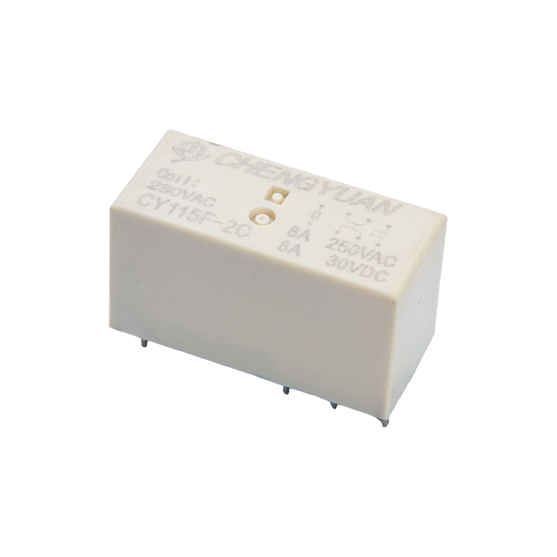 Relé CY115F2, relé de PCB DPDT, JQX-115F,8A 0,4W 8PIN Relé,PCB 2C Relé de potencia 115F