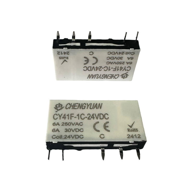 Relé CY41F،relé de potencia delgado،relé 41F،relé de señal, PCB de 5 PIN, relé pequeño de 6 A.