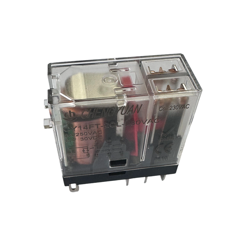 Relé CY14FT-2CL،relé DPDT, relé de pie ancho 14F, relé de potencia 5PIN 8A.